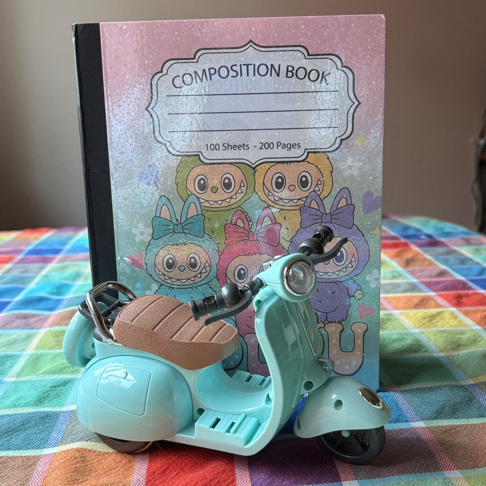 🛵👹🛵  LABUBU NOTEBOOK & SCOOTER 🛵 - Picture 14 of 16